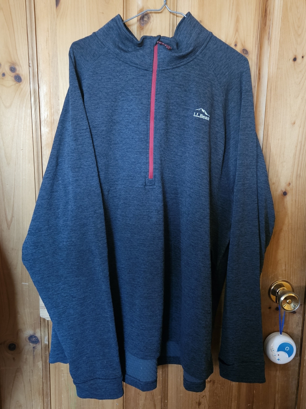 L.L.Bean Navy Quarter Zip XXL Pullover
